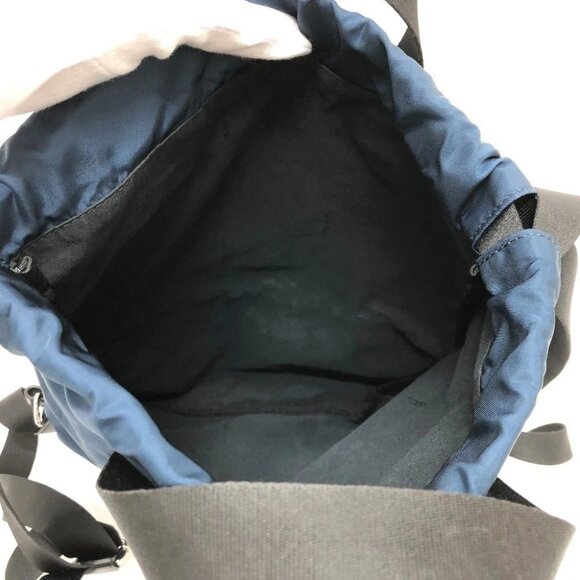 FENDI 8BZ045 Zucca logo knapsack backpack Backpack Nylon Navy/SilverHardware